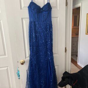Stacees Prom Dress - Size 6 - Royal Blue